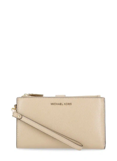 Michael Michael Kors Jet Set Pochette In Neutrals