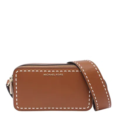 Michael Michael Kors Jet Set Shoulder Strap In Brown