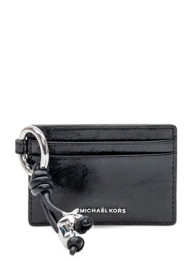 Michael Michael Kors Jet Set Small Card Case Wristlet In 블랙