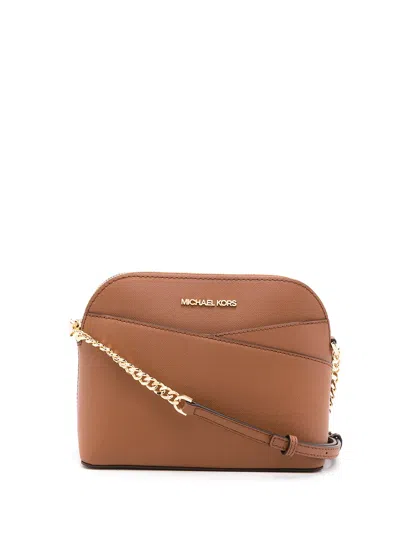 Michael Michael Kors Jet Set Travel Crossbody Bag In Brown