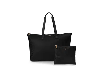 Michael Michael Kors Jet Set Travel Large Packable Tote Handbags Black: One Size