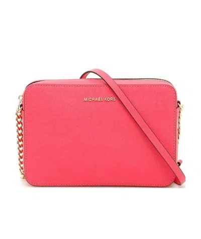 Michael Michael Kors Jet Set Travel Large Shoulder Bag In Orange