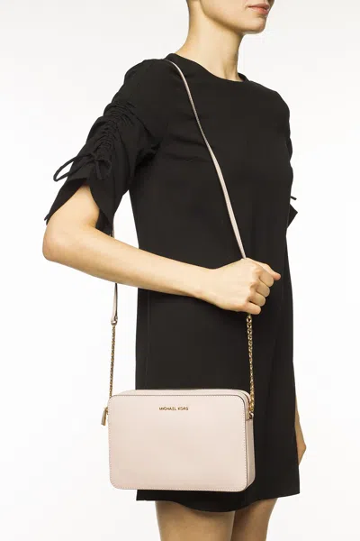 Michael Michael Kors 'jet Set Travel' Shoulder Bag In Beige