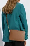Michael Michael Kors 'large Jet Set' East/west Saffiano Crossbody Bag In Brown