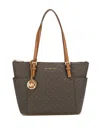 Michael Michael Kors Jet Set Monogram Logo Tote