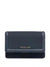 Michael Michael Kors Jet Set Wallet In Blue