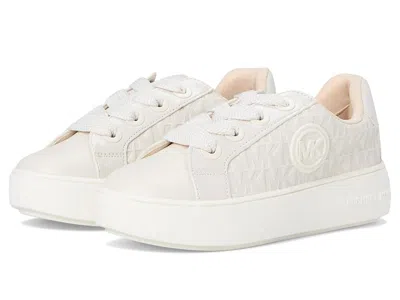 Michael Michael Kors Jordana Audrey (little Kid/big Kid) Girls Shoes Vanilla : 3 Little Kid M, Polyester/rubber In White