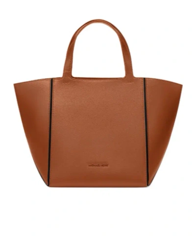 Michael Michael Kors Jordi Medium Leather Tote In Brown