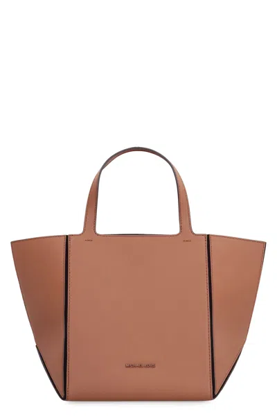 Michael Michael Kors Jordi Piccola Tote Bag In Saddle Brown