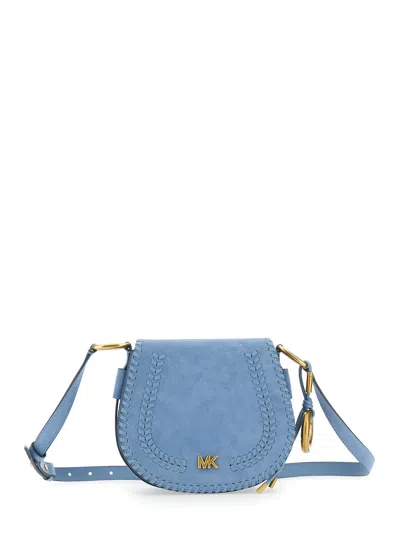 Michael Michael Kors Josie Md Saddle Flap Msgr In Blue