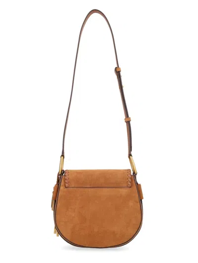 Michael Michael Kors Josie Medium Whipstitched Suede Saddle Bag In Brown