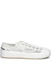 Michael Michael Kors Jude Mesh-panelled Low-top Sneakers In White
