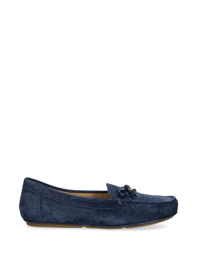 Michael Michael Kors Juliette Bow-detail Loafers In Blue
