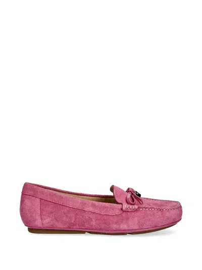 Michael Michael Kors Juliette Bow-detail Loafers In Pink