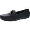 Michael Michael Kors Juliette Moc Womens Leather Loafers In Black
