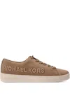 Michael Michael Kors Keaton Sneakers In Brown