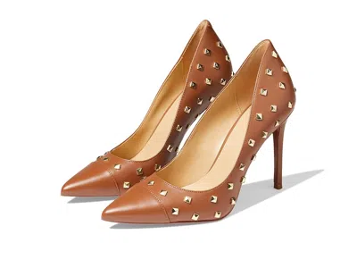 Michael Michael Kors Keke Toe Cap Pump In Brown