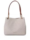 Michael Michael Kors Lg Shldr Tote In Neutrals