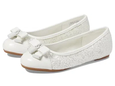 Michael Michael Kors Kenya Lock (little Kid/big Kid) Girl's Shoes White/glitter : 5 Big Kid M, Polyester