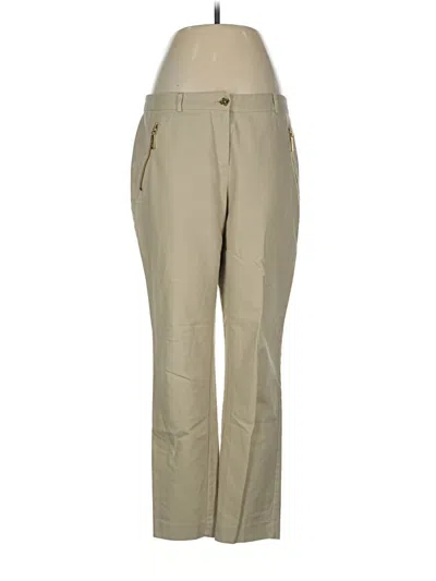 Pre-owned Michael Michael Kors Khaki Pant In Brown