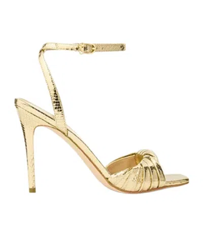 Michael Michael Kors Kiana Heeled Sandals In Gold