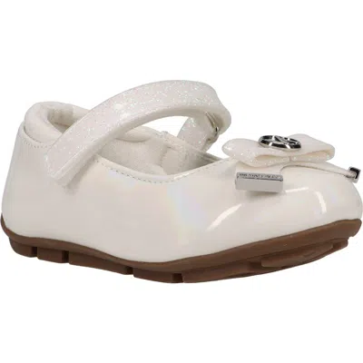 Michael Michael Kors Kids' Rover Bow Mary Jane Flat In White