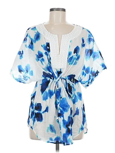Pre-owned Michael Michael Kors Kimono In Blue