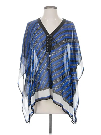 Pre-owned Michael Michael Kors Kimono In Blue