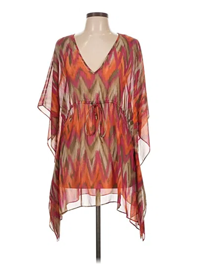 Pre-owned Michael Michael Kors Kimono In Orange