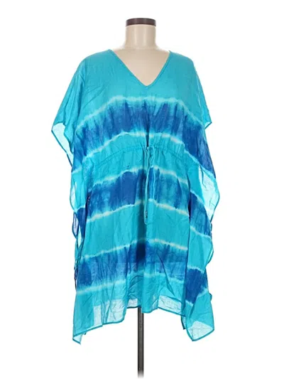 Pre-owned Michael Michael Kors Kimono In Teal