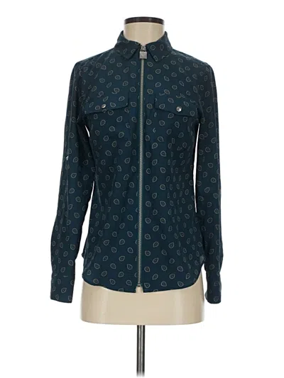 Pre-owned Michael Michael Kors Kimono In Teal