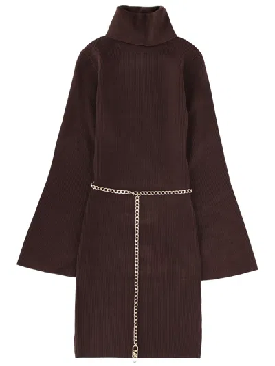 Michael Michael Kors Knitted Mini Dress In Multi