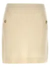 Michael Michael Kors Knitted Skirt Skirts White In 白色的