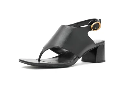 Michael Michael Kors Kya Flex Mid Thong Sandals Women's Sandals Black: 8.5 M