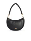 Michael Michael Kors Braided-strap Crescent Shoulder Bag In Pattern