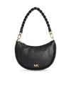 Michael Michael Kors Braided-strap Crescent Shoulder Bag In Pattern