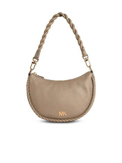 Michael Michael Kors Kyla Dove Grey Leather Bag In Sand