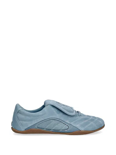 Michael Michael Kors Kyler Quilted Lace-up Sneakers In Blue