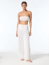 Michael Michael Kors Lace Cover Up Pants In White