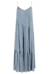 Michael Michael Kors Lace Maxi Tiered Slip Drs
