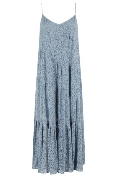 Michael Michael Kors Lace Maxi Tiered Slip Drs