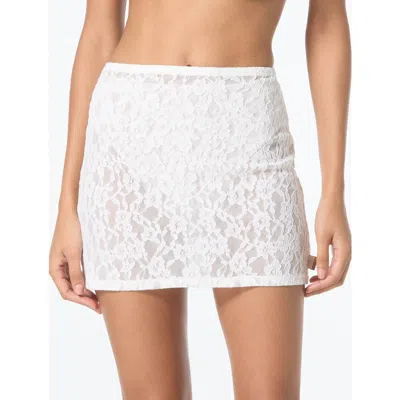 Michael Michael Kors Lace Pull On Cover Up Skirt
