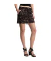 Michael Michael Kors Lace Skirt In Black