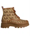 Michael Michael Kors Lace-up Boots In Beige