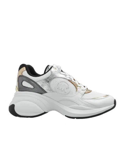 Michael Michael Kors Laced Sneakers In Gray