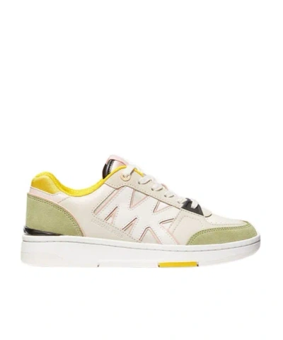 Michael Michael Kors Laced Sneakers In White