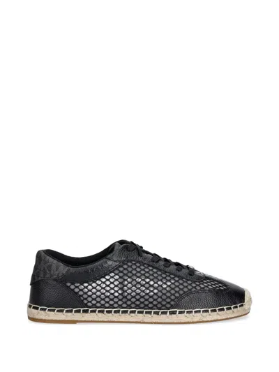 Michael Michael Kors Lace-up Espadrilles In Black