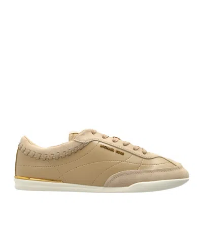 Michael Michael Kors Nolan Whipstitch Sneakers In Brown