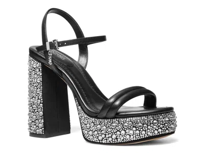 Michael Michael Kors Laci Platform Sandal In Black