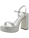 MICHAEL MICHAEL KORS LACI PLATFORM SANDAL WOMENS LEATHER ANKLE STRAP PLATFORM SANDALS